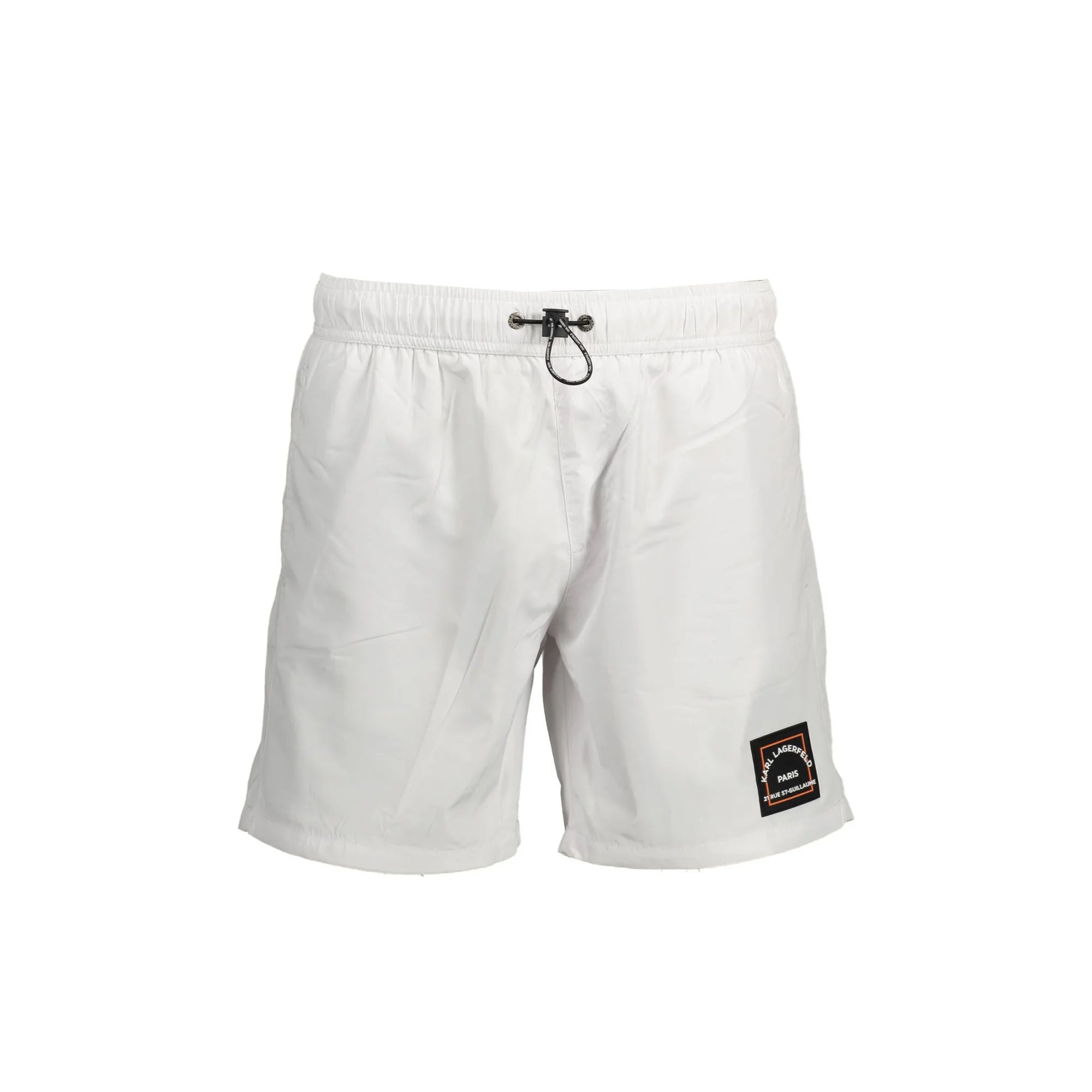 Karl Lagerfeld Beachwear Costume da Mare Uomo Bianco con Logo - foto prodotto